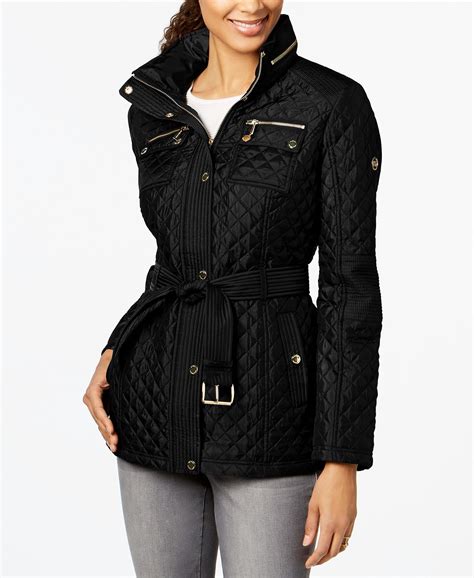 michael kors rain jacket women's|michael kors belted raincoat.